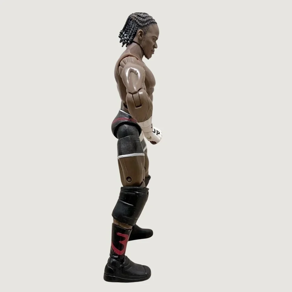 WWE Mattel Elite Elijah Burke Action Figure Black White Trunks 7 Inch Wrestler